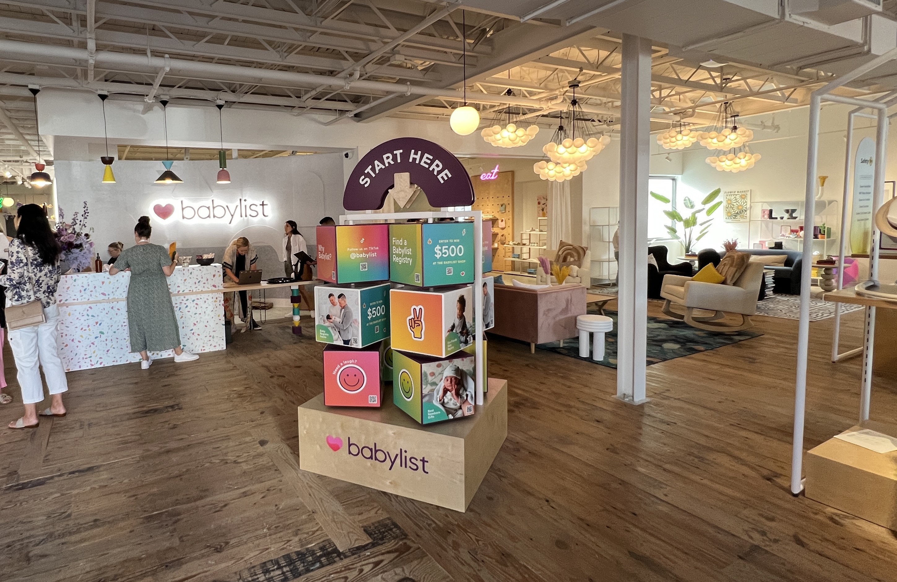 Babylist showroom overview