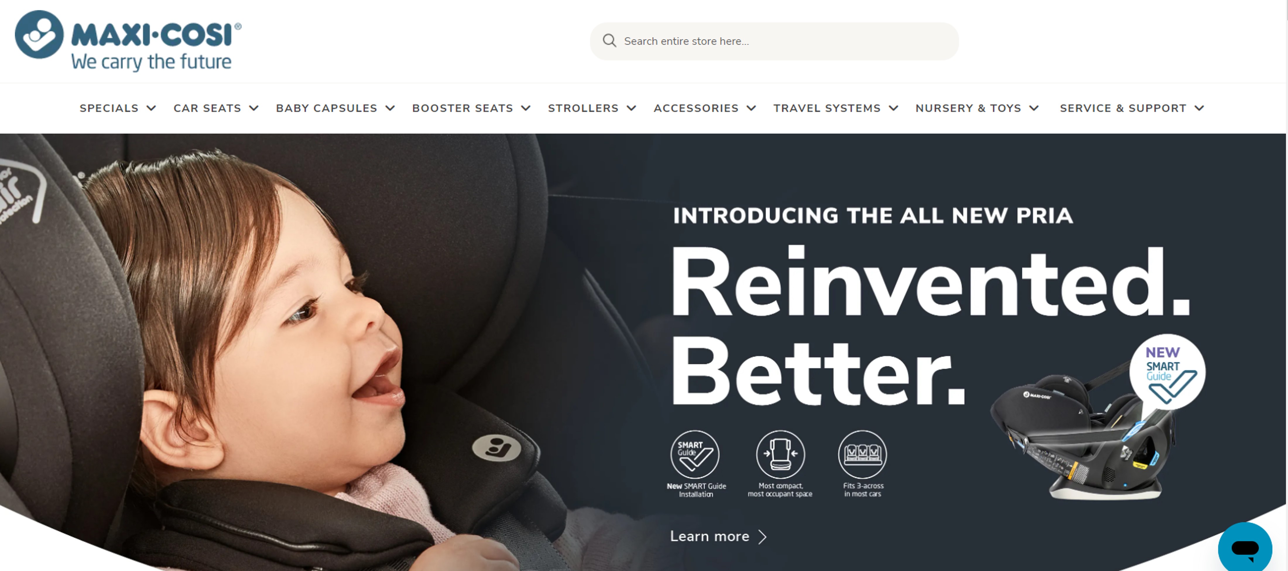 Maxi Cosi Australia website