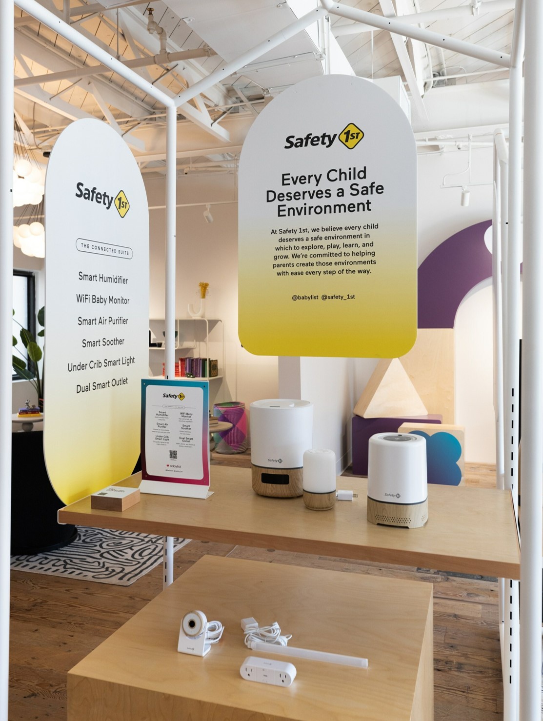 SafetyFirst at Babylist showroom